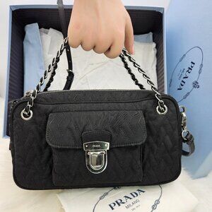 Prada Quilted Nylon 2 Way Bag